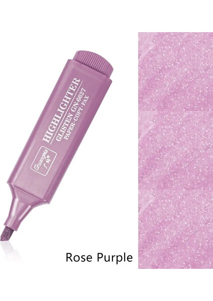 Metalik Vurgulayıcı Floresan Parıltı Belirteçleri Not Alıyor Kalem Alıyor 8 Renkler Dergi Scrapbooking Malzemeleri Çizim Artcolor: Mavi (Yurt Dışından)