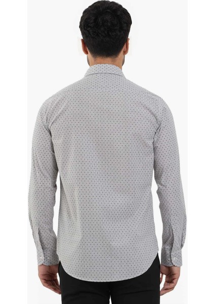 Slim Fit Düğmeli Yaka Kahve Erkek Gömlek DU1234013021 indirimleri