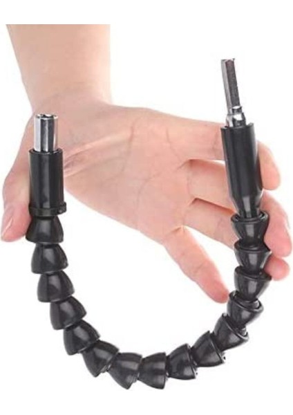 Esnek Matkap Ucu Bits Hırdavat Ürünü Şaft Uzatma Aparatı Bükülebilir Hortum Spiral