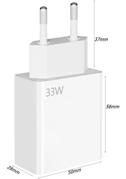 33 Watt Qc 3.0 High Speed ​​turbo Charger Hızlı Şarj Adaptörü, Tüm Güncel Modellerin Tablet ve Telefon Markalarına Uyumlu indirimleri