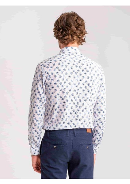 Mavi Erkek Slim Fit Brent Düğmeli Yaka Uzun Kol Gömlek fırsatları