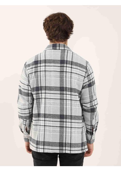 Gri Erkek Regular Fit Klasik Yaka Uzun Kol Gömlek indirimleri