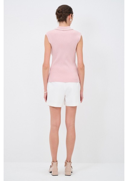 Inci Detaylı Triko Bluz Pudra 11545159000 indirimleri