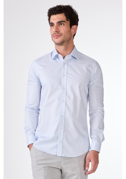 Mavi Erkek Slim Fit Klasik Yaka Uzun Kol Gömlek - 103149 fiyatları