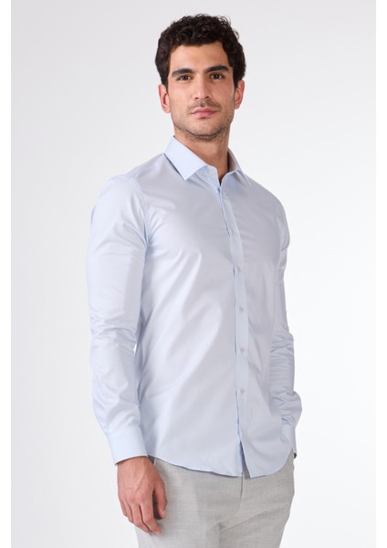 Mavi Erkek Slim Fit Klasik Yaka Uzun Kol Gömlek - 103149 modelleri