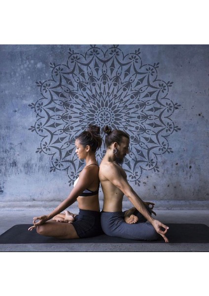 Turuncu Yaşam Çiçeği Büyük Boy Mandala Şablonları, Renkli ve Detaylı Tasarımlar fırsatları