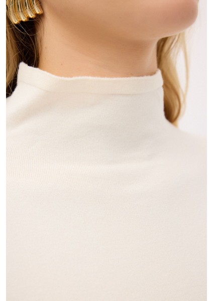 Boğazlı Triko Kazak Kemik 13944342000 fiyatları