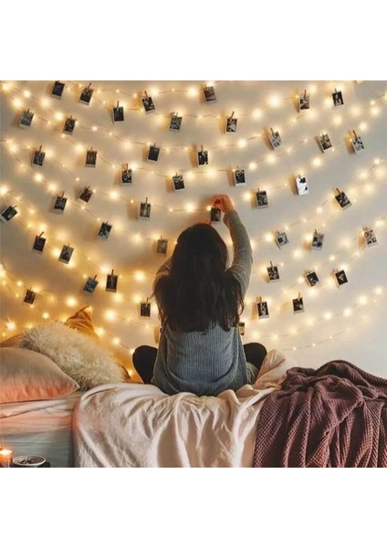 LED Mandal Mandal LED Işık Fotoğraf LED 4m 20 Adet LED Pilli fiyatları