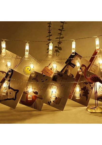 LED Mandal Mandal LED Işık Fotoğraf LED 4m 20 Adet LED Pilli modelleri