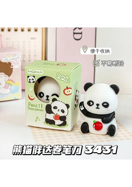 Yaratıcı Karikatür Kalem Kaldırma Kalem Kesme Araçları Kawaii Okul Malzemeleri Çocuklar Için Sevimli Kırtasiye Öğrencisi Okula Geri Renk: Panda (Yurt Dışından)