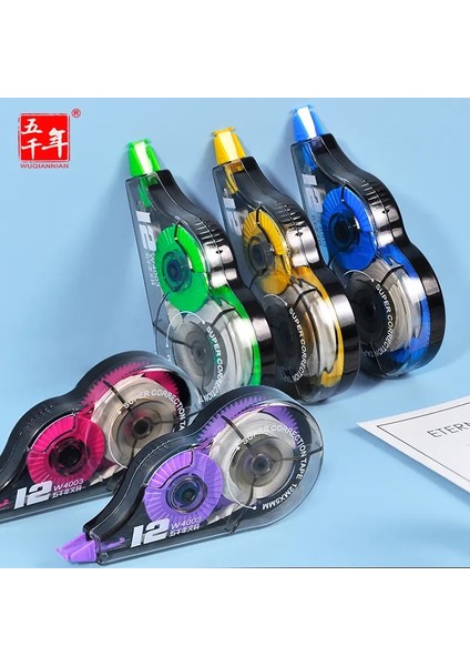 1 Random 30M Düzeltme Bant Malzeme Kırtasiye Yazma Düzeltici Ofis Okulu Tedarik Renk: RANDOM60M (Yurt Dışından)