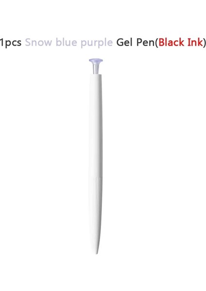 Kaco K10 Jel Kalemler Yüksek Değer 0.45MM Siyah Mürekkep עט מח מח Mür Dır Yüksek Kapasiteli Kawaii Okul Ofis Için Stylo Yazma Estetik Kırtasiye Renk: 1 Pcs Mor (Yurt Dışından)