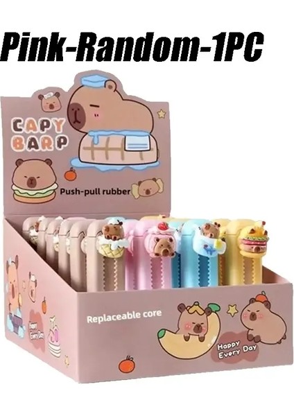 Capya Ları Set Cartoon Design 4b Silgi Çizim Için Geri Çekilebilir Sınavları Çocuk Öğrencileri Okula Geri Döndün (Yurt Dışından)