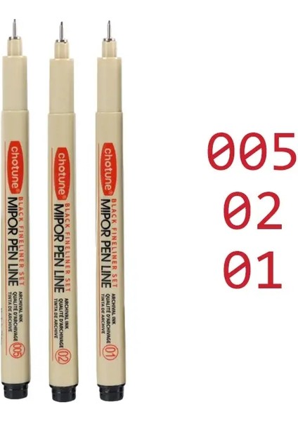 Sanat Manga Ana Hattı Kalem Pigment Liner Micron Pen Marker Set Kanca Hattı Iğne Kalemi Taslak Yumuşak Fırça Kırtasiye Sanat Malzemeleri Renk: 005.01.02 (Yurt Dışından)