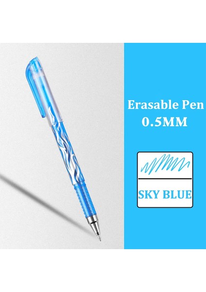 Yeni 0.5mm Silinebilir Jel Pens Set 8 Molors Set Rod Rod Magic Ink Ofis Yazma Okul Kırtasiye Renk: WJ034-7 (Yurt Dışından)