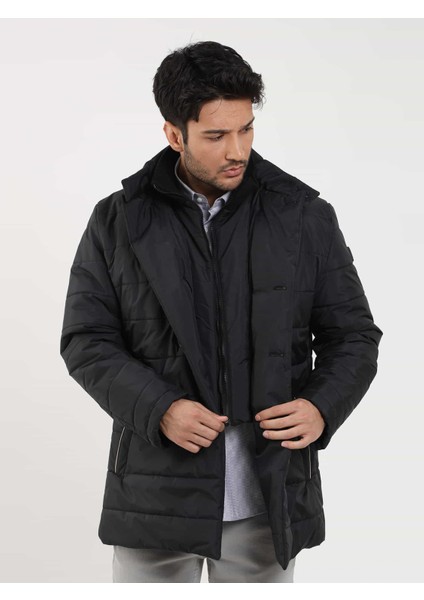 Siyah Erkek Mont DU1234265007 fırsatları
