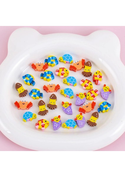 30 Kapsül/set Şeffaf Çanta Karikatür Meyve Hayvanı Aşk Mini Silgi Çapraz Sınır Ötesi 1 Haziran Noel Hediyeleri Ödüller Kırtasiye Renk: RANDOM-30PCS-G (Yurt Dışından)