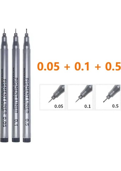 3 5 9 Pcs Manga Marters Fırça Kalem Set Set Set Sarf Malzemeleri Çizim Çizim Graffiti Kıta Işaretleri Koşullar: 005 3 Pcs (Yurt Dışından)