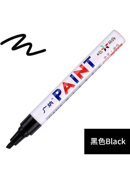 Gn 12 Renkler Su Geçirmez Araba Lastik Lastik Saklama CD Metal Kalıcı Boya Işaretçisi Graffti Yağlı Marker Macador Caneta Stationerycolor: L.blue (Yurt Dışından)