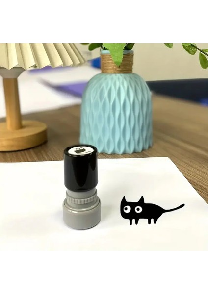 4 Stil Sevimli Karikatür Damgaları Güzel Küçük Kara Kedi Damgası Diy Scrapbooking Dekorasyon Günlüğü Kolaj Kırtasiyesi: Style4 (Yurt Dışından)