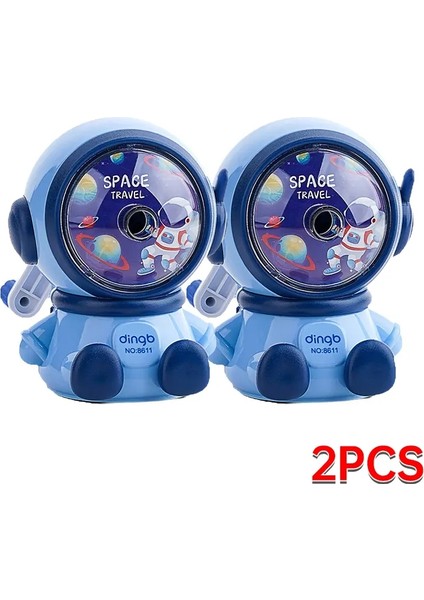 Astronot Karikatür Kalemle Kalemle El Manuel Kalavatma Kawaii Okul Malzemeleri Sevimli Kırtasiye Geri Okul Öğrencilerine Geri Hediyecolor: Mavi (Yurt Dışından)