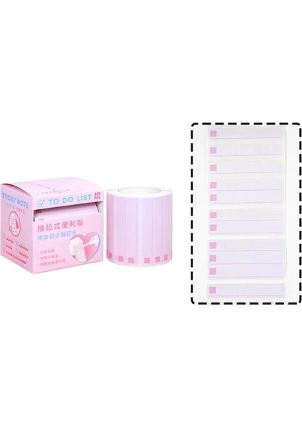 Şeffaf Inci Incisi Yapışkan Sekmeler Tam Yapıştırıcı Estetik Kırtasiye Çekme Etiket Çıkartmaları Boş Yazılabilir Renk: 800 Pcs-Sorge (Yurt Dışından)