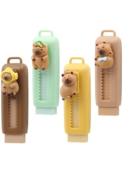 1/4pcs Capya Ları Set Cartoon Tasarım 4b Silgi Çizim Sınavları Için Geri Çekilebilir Çocuk Öğrencileri Okul Kırtasiye A3013 Renk: 4pcs Set (Yurt Dışından)