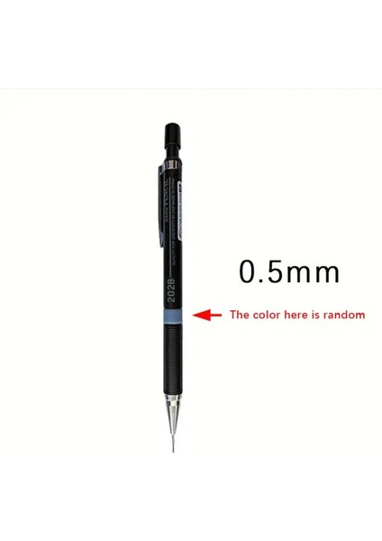 Profesyonel Plastik Mekanik Kalem Düşük Yerçekimi Kırtasiye Tahmin Kalemi 0.3/0.5/0.7/0.9mm Hareketli Kalem Sanatı Resim: 0.5mm (Yurt Dışından)