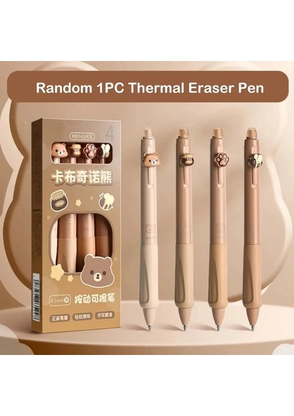 Yaratıcı Estetik Termal Silgi Kalem Karikatür Siyah Mavi Mürekkep Silinebilir Jel Kalem Ins Sevimli 0.5mm Nötr Kalem Öğrenci Renk: B (Mavi Mürekkep) (Yurt Dışından)