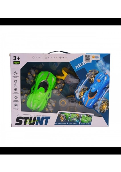 Uzaktan Kumandalı Elle Kontrollü Duman Atan Araba - Şarjlı Işıklı Kumandalı Araba