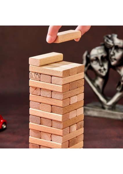 Cezalı Jenga Denge Oyunu Cezalı Tower Büyük Boy 54 Parça fiyatları