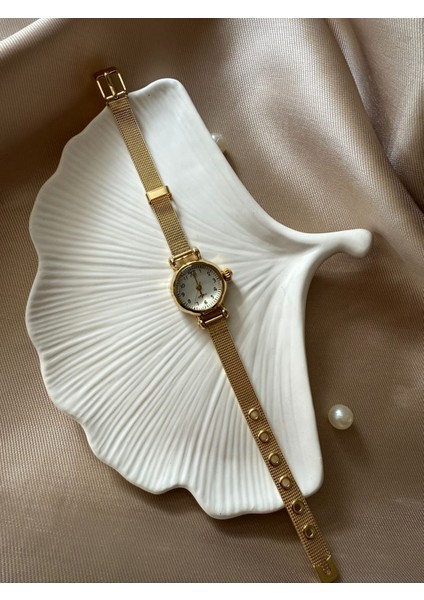 Retro Minimal Hasır Kordon Vintage Kadın Kol Saati modelleri