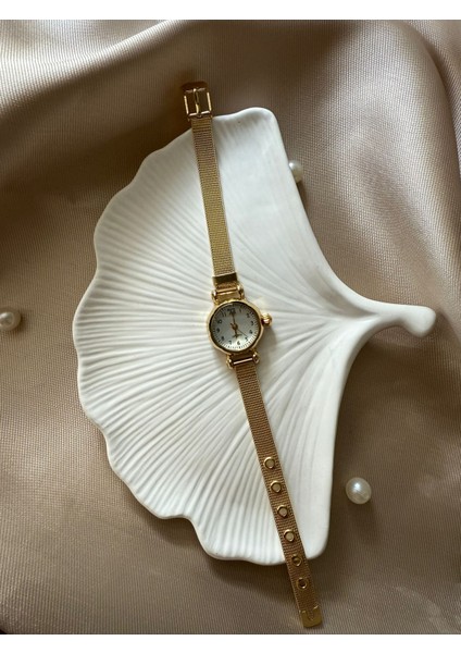 Retro Minimal Hasır Kordon Vintage Kadın Kol Saati indirimleri