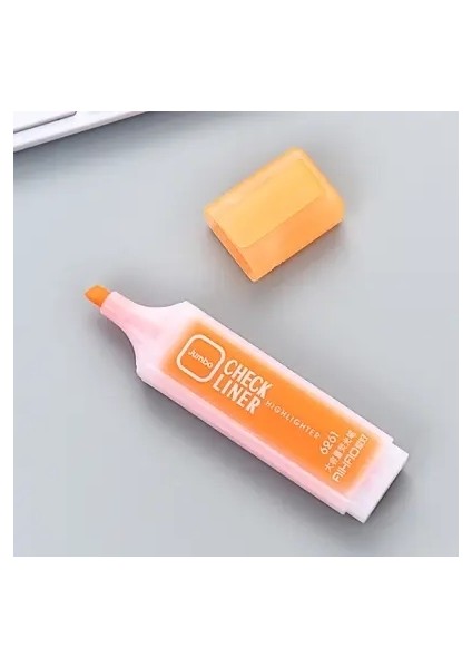 6 Renk Işaretleyici Sıvı Vurgular Kawaii Öğrenciler Için Hediyeler Not Alıyor Güzel Boyama Ofis Malzemeleri Kırtasiye Renk: A115-ORANGE-1PC (Yurt Dışından)