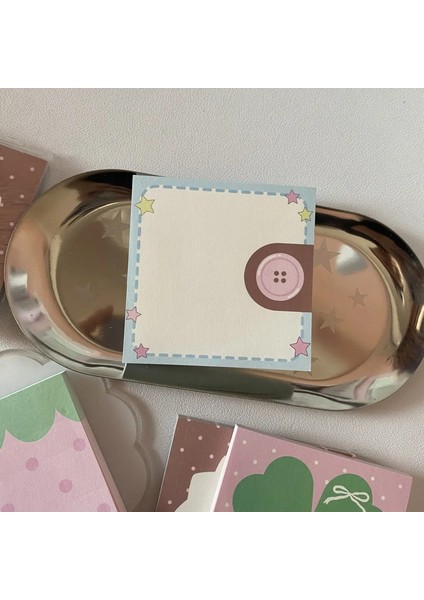 Yapışkan Notlar Sevimli Yapışkan Not Pedleri Kawaii Yapışkan Not 50 Sayfa/ped Renk: Yıldız (Yurt Dışından)