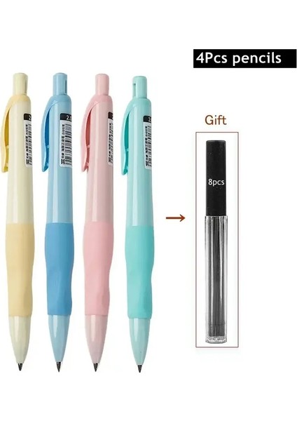 Sevimli Yunus 2mm Mekanik Kalemler Set Carpenter Çizim Hb Pencil Çizim Çizim Için 2.0 mm Çizim Kawaii Okul Malzemeleri Renk: 2.0 Kalem Seti K (Yurt Dışından)