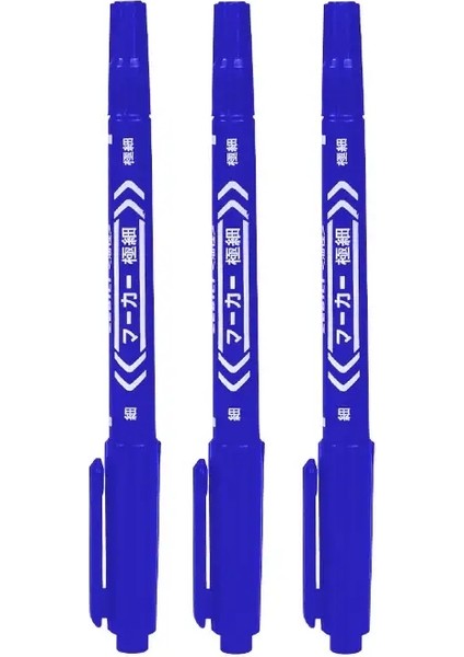 3 Pcs/set Cd-R-R Dvd-R Medya Diski Çift Kafa Işaretleyici Kalem Yazma Öğrenci Işaretçisi Pen Okulu Ofis Kırtasiye Malzemeleri Renk: 3pcs Mavi (Yurt Dışından)