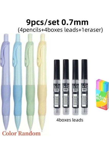 Yaratıcı 0.5/0.7/0.9/2,0mm Kavrama Mekanik Kalemleri Değiştirilebilir Kurşunlar ile Sanat Eskiz Boya Yazma Okul Kırtasiye Malzemeleri (Yurt Dışından)