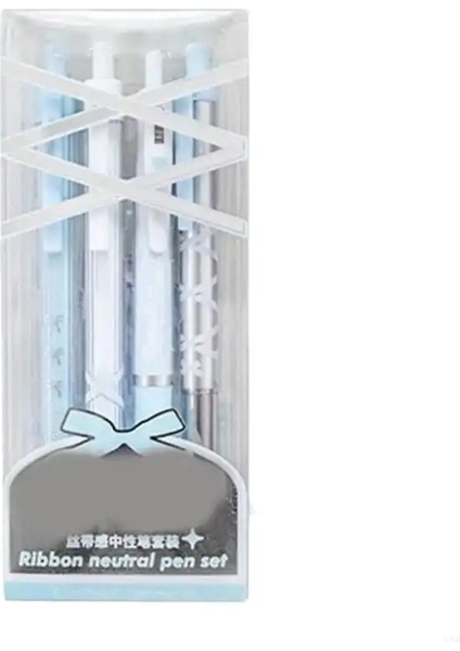 Y4QF 4 Pcs Ballet Trap Yükler Jel Pen Grediye Bakım Nötr Kalem 0.5mm Kırtasiye Kalem Yazma Kalem Kalem Gazetecilik Kalemi Renk: Mavi (Yurt Dışından)