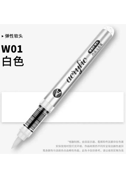 1 Pc 120 Renk Doğrudan Sıvı Akrilik Marker Graffiti Manga El Sanatları Için Yumuşak Fırça Boya Kalemi Okul Sanat Malzemeleri Istasyonculuk: W01 (Yurt Dışından)