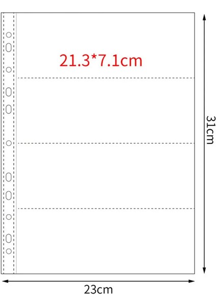 10PCS A4 11 Delik Fotokard Bağlayıcı Fotoğraf Albümü 4pcs Dizin Yeksi 1/2/3/4/6/8/9/10 Cepler 10 × 15 Kart Koleksiyoncu Kitap Scrapbook Renk: 10PCS 4pockets L (Yurt Dışından)