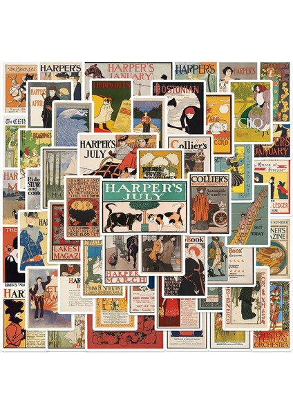 Vintage Ortaçağ Boyama Poster Literatürünü Karıştırın Japon (Yurt Dışından)