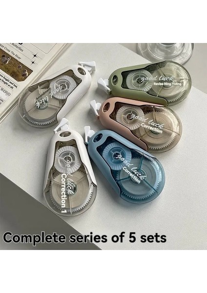 5/1pcs Düzeltme Bandı Beyaz Out Düzeltme Bant Dağıtıcı Anında Düzeltmeler Için Kullanımı Kolay Okul Malzemeleri Kawaii Renk: 5 Pcs (Yurt Dışından)