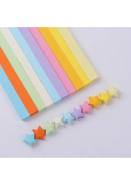 540 Sayfa 27 Renk Star Paper Strip Çift Taraflı Renkli Şanslı Yıldız Origami Dıy El Yapımı Sanat Ev Dekorasyoncolor: Açık Renk (Yurt Dışından)
