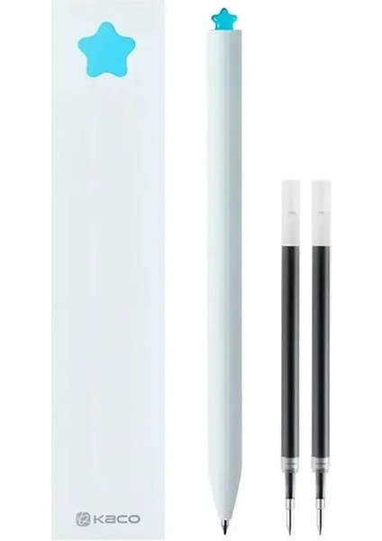 0.5mm Siyah Mürekkep Kalemleri Kawaii Döner Jel Kalem Öğrencileri Yazma Işareti Kalem Okulu Ofis Kırtasiye Renk: Mavi (Yurt Dışından)