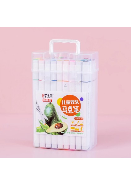 12/24/36/48 Çift Başlı Vurgulayıcı Renkli Kalem Renk Işaretleyici Sanat Işaretleyici Set Sanat Kırtasiye Okulu Ofis Malzemeleri Renk: 36 Renk (Yurt Dışından)