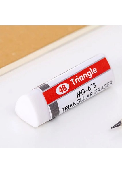 Yumuşak ve Temiz 4b Lar Siyah Beyaz Eskiz Sanat Üçgen Silgi Uzun Kalıcı Kauçuk Kalem Silgi Kurtarıcı: Beyaz (Yurt Dışından)