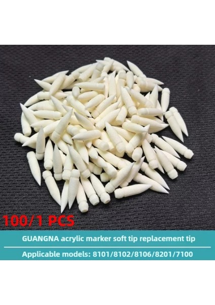 100/1 Pcs Guangna Yedek Çekirdek Akrilik Pigment Işaretleri Için Yumuşak Çift Uçlar Çocuklar Için Dıy Boyama Okulu Malzemeleri Kırtasiye Renk: 5 Pcs (Yurt Dışından)