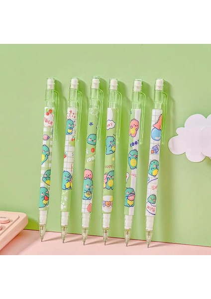 0.5mm 2b Otomatik Kalem Silgi Sevimli Karikatür ile Gelin Mekanik Kalem Pres Türü Hareketli Kalem Çizimi Yazma Istasyonculuk: 01-Random 1 Pc (Yurt Dışından)