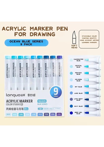 Yumuşak Ipucu Akrilik Marker Esnek Fırça Büyük Kapasite Okul Malzemeleri Için Blendable Batable Kırtasiye Sanatı Dalı Yaratıcı Hediye Araç Çartı: Sıcak Sarı (Yurt Dışından)